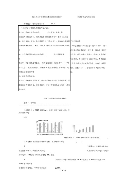 2019年高考语文非连续性文本阅读的读图能力含答案