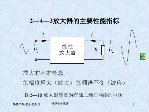 模拟电子电路 第二章 图解分析法