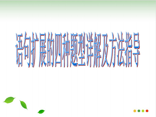 2020高考复习%3B扩展语句四种题型详解及方法指导43