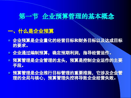 企业预算管理培训课件85张