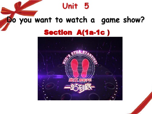 初中英语人教版八年级上册Unit5 Do you want to watch a game show Section A(1a-1c )(共22张PPT)