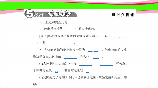 9.3安全用电与保护 公开课一等奖课件