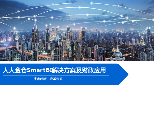 人大金仓SmartBI解决方案及财政应用