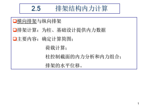 排架结构内力计算(完整)ppt课件