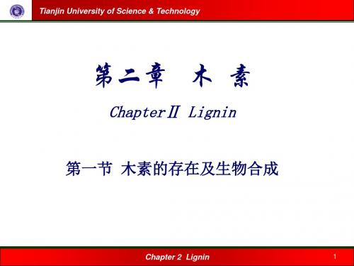 木素的存在及生物合成未整理