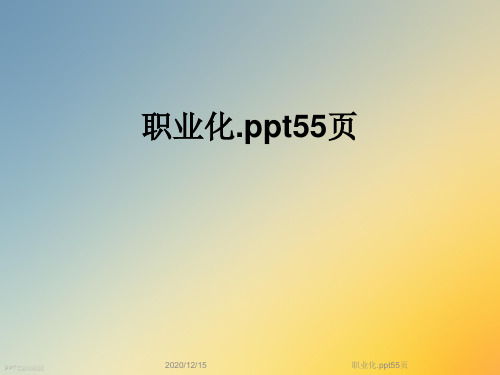 职业化.ppt55页