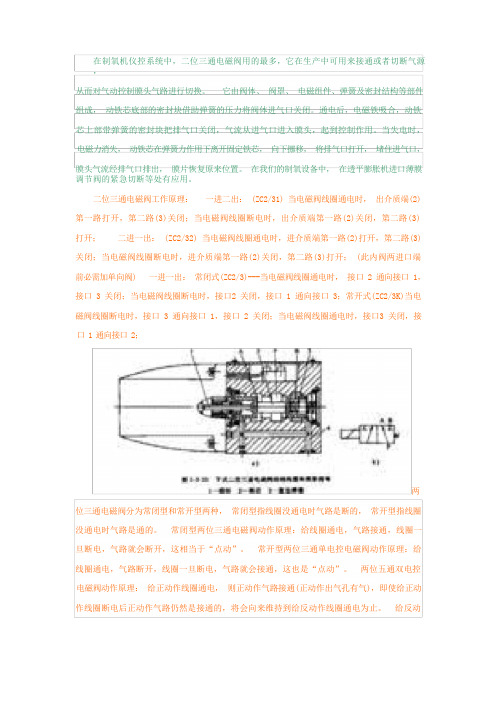 二位三通电磁阀工作原理