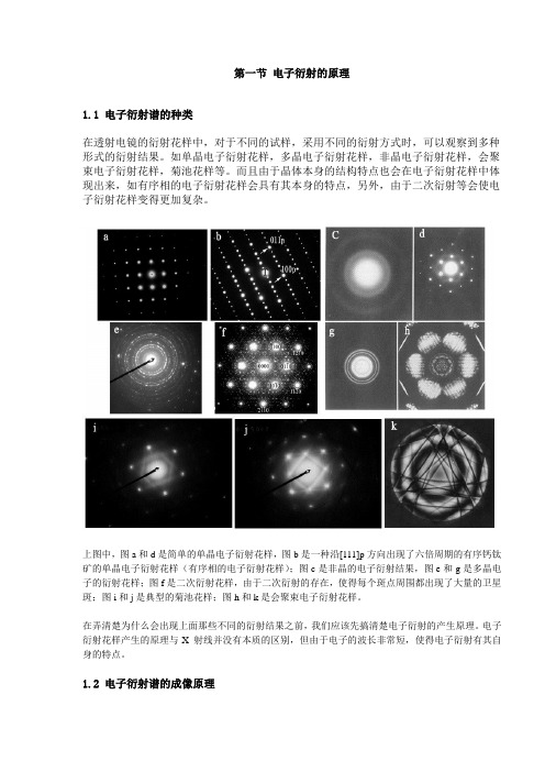 TEM电子衍射的原理