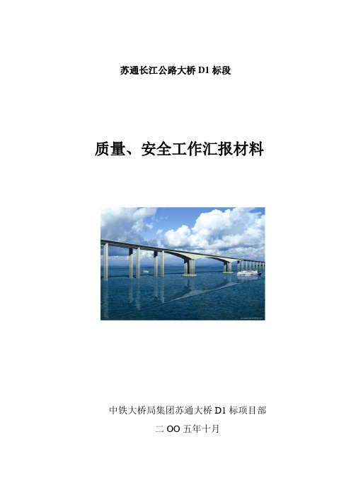 交通部检查汇报材料(05-10-16)