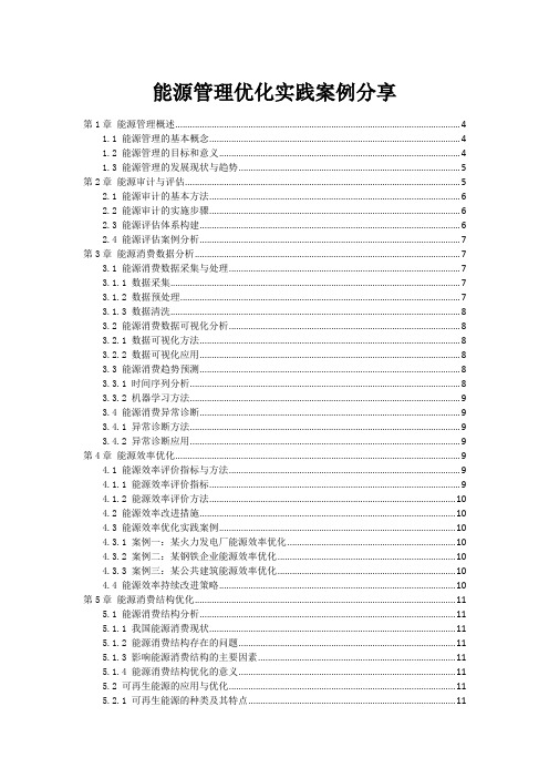 能源管理优化实践案例分享