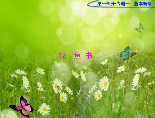 语文高一最新版第三单元必修2《鱼书》课件 粤教版