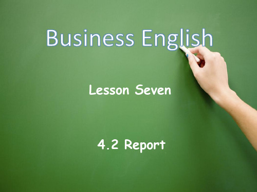 商务英语中级-Business English(Lesson 7)