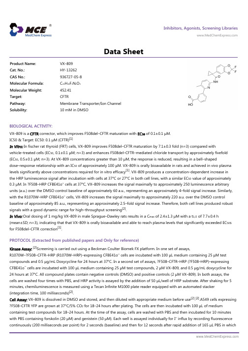 VX-809_DataSheet_MedChemExpress