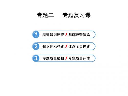 高中政治专题复习(二) 同步互动名师公开课省级获奖课件(新人教选修五)