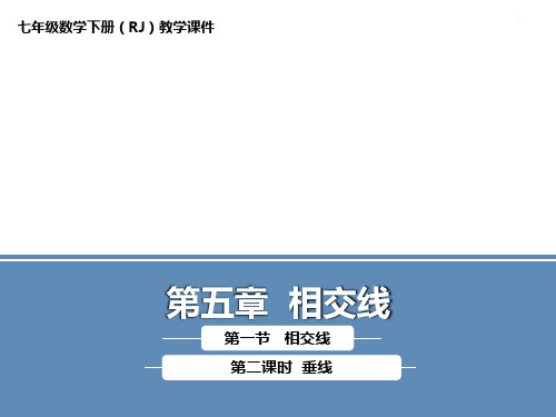 人教版数学七年级下册 5.1.2 垂线 课件(共28张PPT)