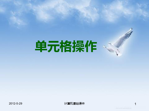Excel2003示范课课件