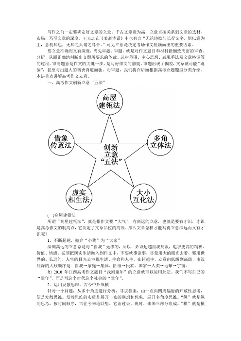 作文升格之立意深刻