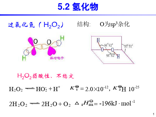 无机化学-氧族元素-氢化物 (3)