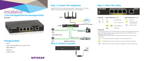 NETGEAR GS305P 5-Port PoE Gigabit Ethernet Unmanag