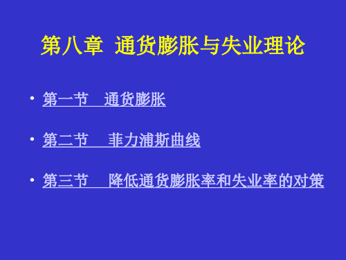 通货膨胀与失业理论