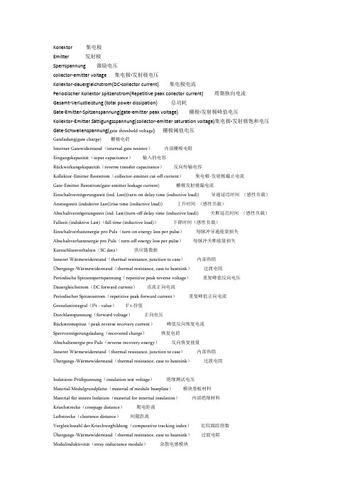 IGBT英文资料翻译