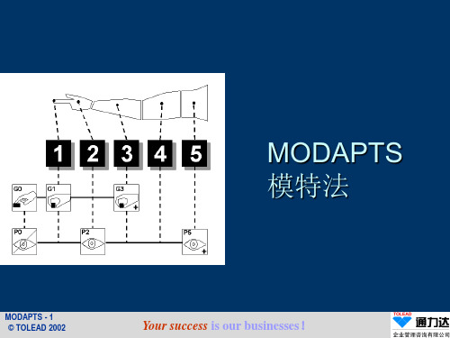 工业工程动作分析之MOD法