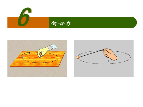新人教版高中物理必修二(课件)5.6 向心力 (共17张PPT)