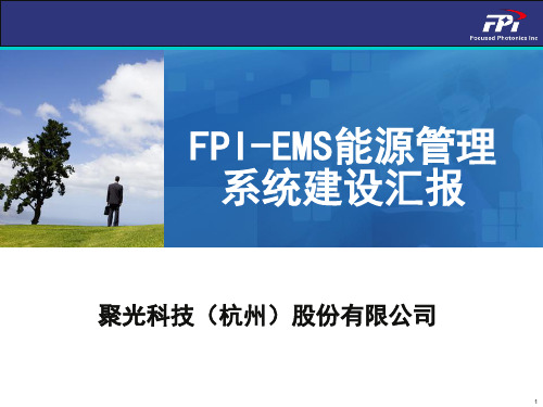 fpi能源管理系统解决方案(能源优化调度)