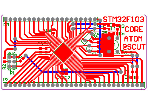 自制STM32开发板核心板原理图