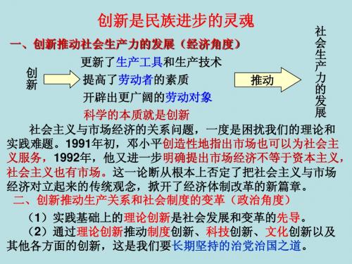 创新是民族进步的灵魂(新)