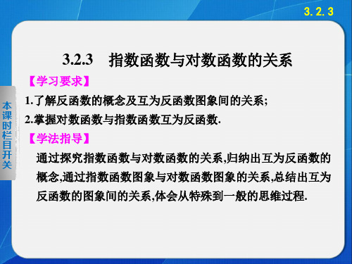 《步步高 学案导学设计》2013-2014学年 高中数学 人教B版必修1【配套备课资源】3.2.3