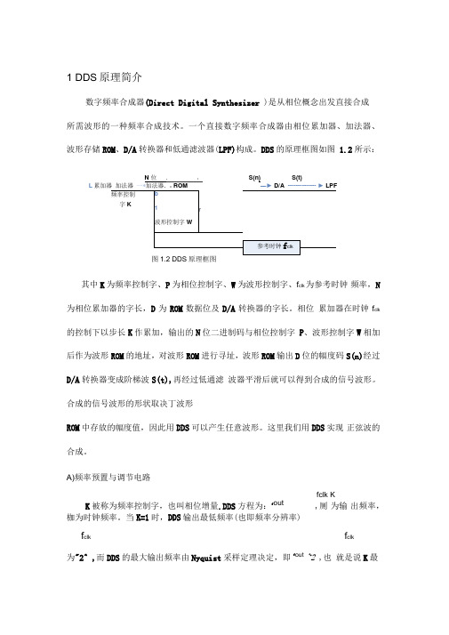 DDS原理及实现