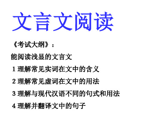 文言实词用法解析