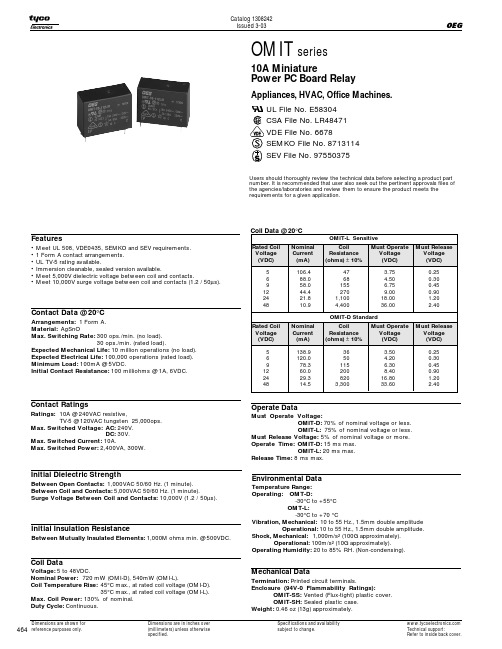 OMIT-SH-105DM中文资料