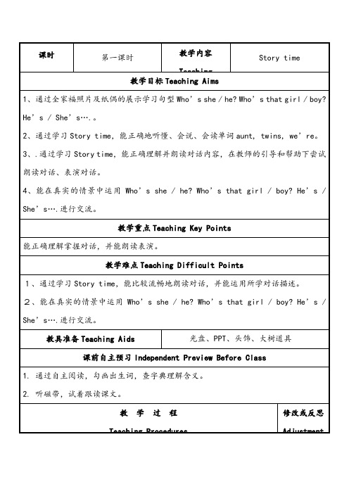 【优质】小学英语译林牛津版三年级下册Unit 8 We're twins 第一课时