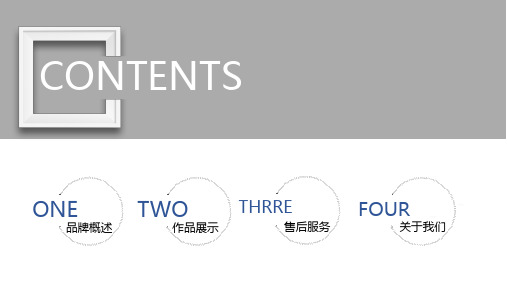 灰色时尚杂志风服装宣传电子相册通用动态PPT模板