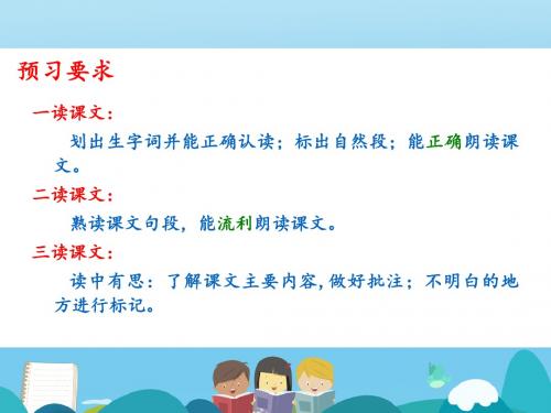 第1课时 预习指导课 《大青树下的小学》+《花的学校》+《不懂就要问》+日积月累课件