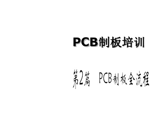 PCB制板全流程ppt