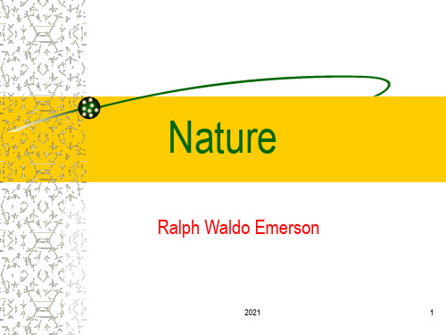 Nature-by-Emerson(Transcendentalism)PPT课件