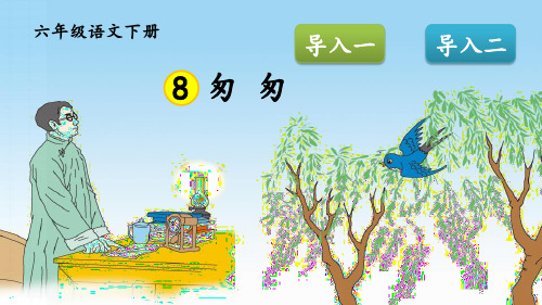 六年级语文下册《-匆匆》课件