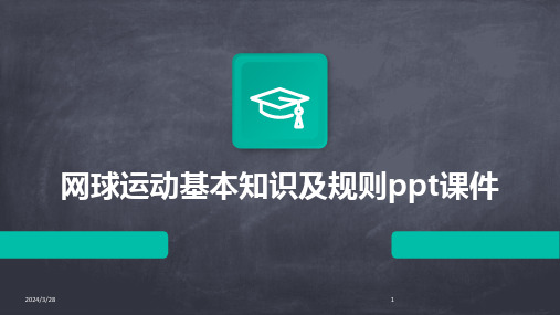 网球运动基本知识及规则ppt课件-2024鲜版