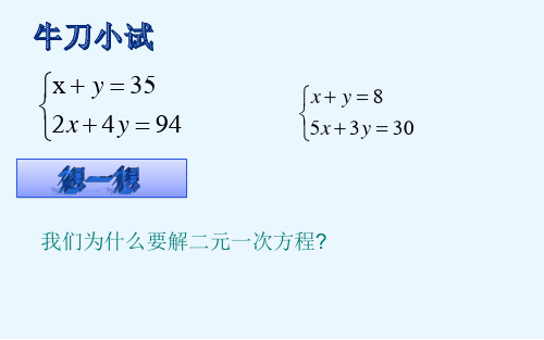 人教版七年级数学下册 课件 8.3实际问题与二元一次方程组