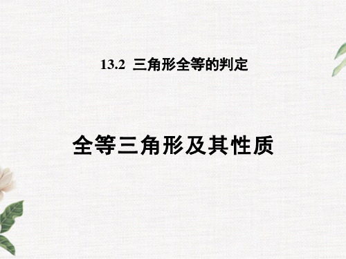 13.-2全等三角形及其性质PPT课件(华师大版)