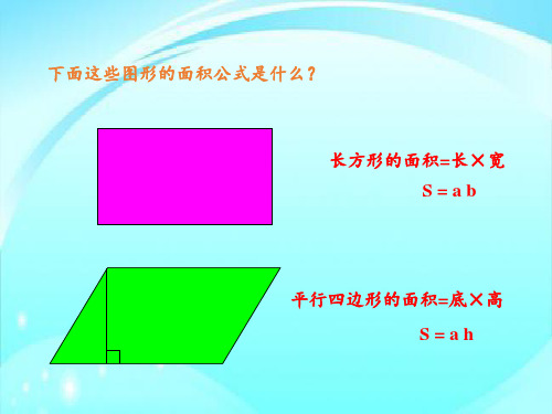 五年级上册数学课件-6.2三角形的面积｜人教版