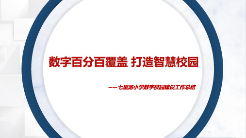 数字校园汇报课件