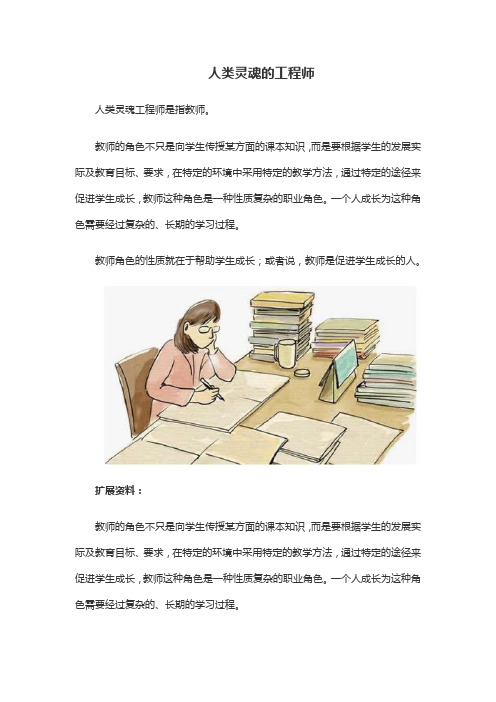 人类灵魂的工程师