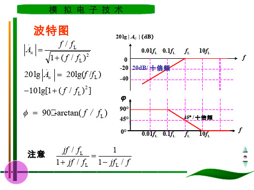 模拟电子技术(5.5)--第五章放大电路的频率特性-2