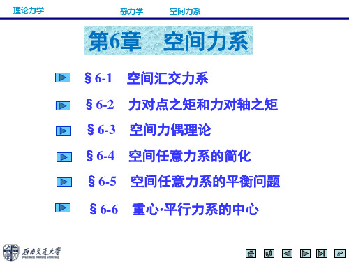 第6章 空间力系