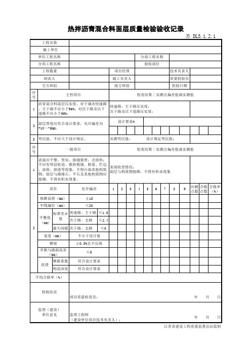 江苏省建设工程质监0190910六版表格文件DL5.1.2.1