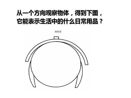 地质版高中通用技术必修1第三章第三节《设计的表达与交流-三视图》公开课优质课件